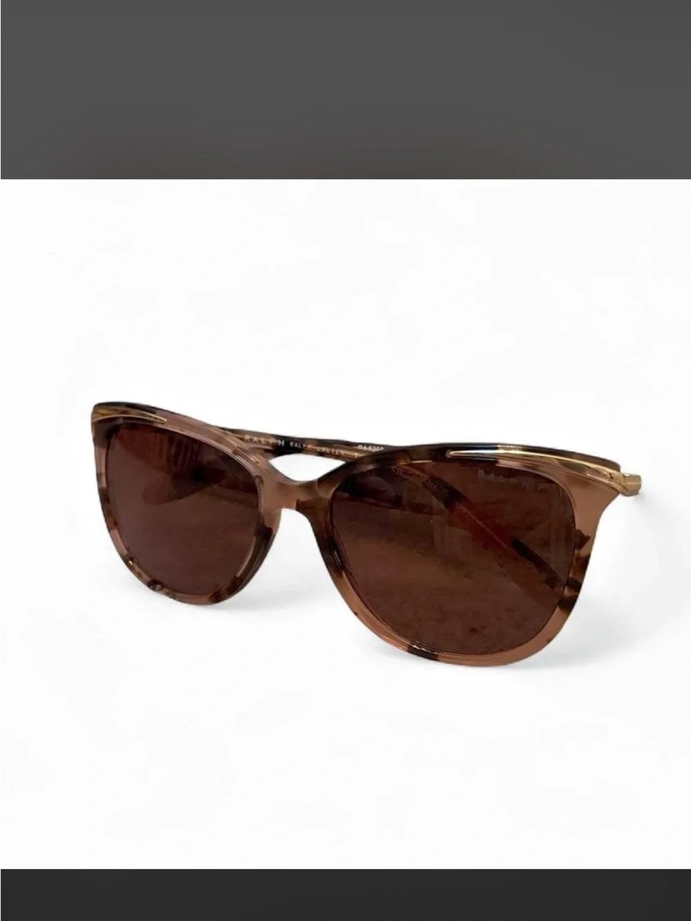 Ralph Lauren RA5203 Female Cat Eye Brown Tortoiseshell Sunglasses